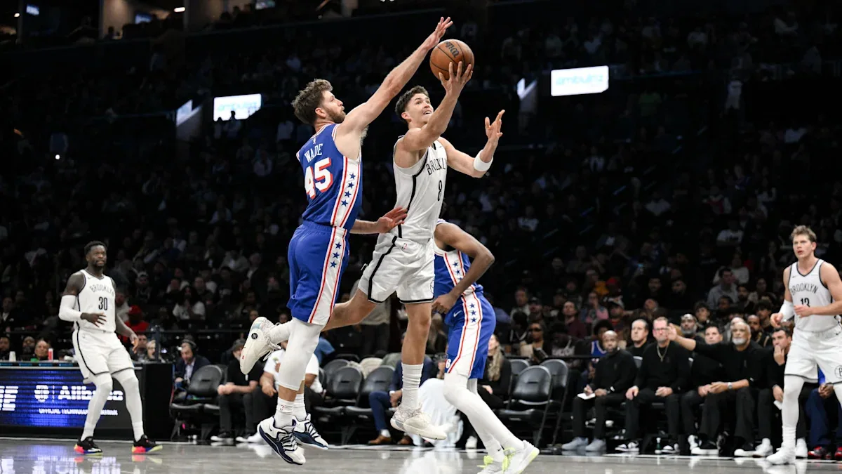 Nets edge 76ers in preseason tilt