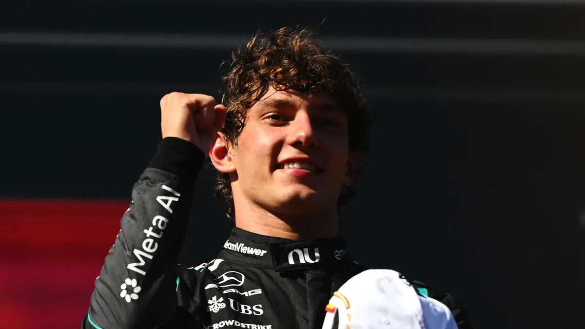 Antonelli leads title race with 12-point gap