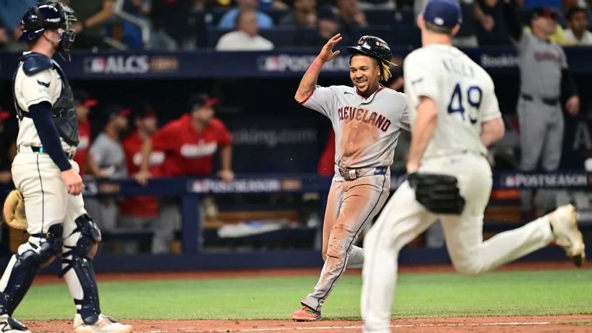 Guardians win ALCS Game 1 against Rays