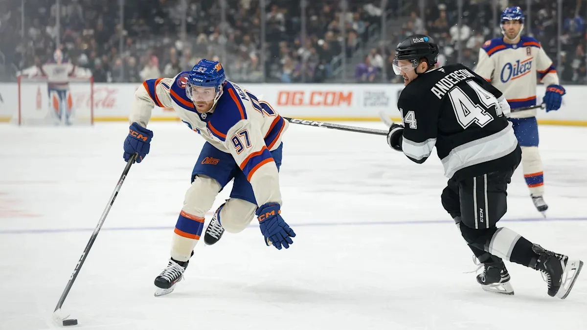 Oilers beat winless Kings 4-1 with McDavid's four points