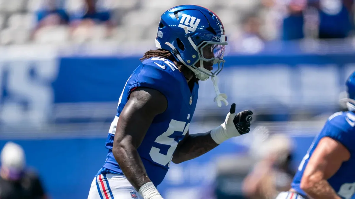 Giants rookie linebacker draws attention