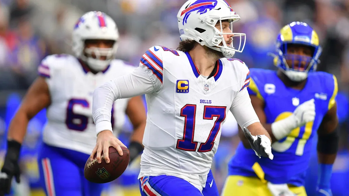 Josh Allen's run against Rams breaks NFL record