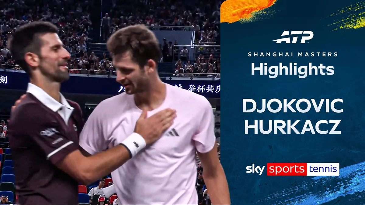 Hurkacz beats Djokovic in Shanghai Masters clash