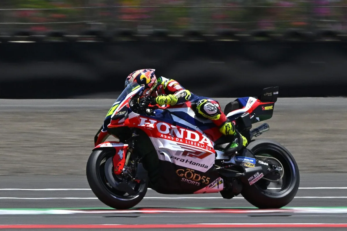 Honda Struggles in Indonesian GP Practice