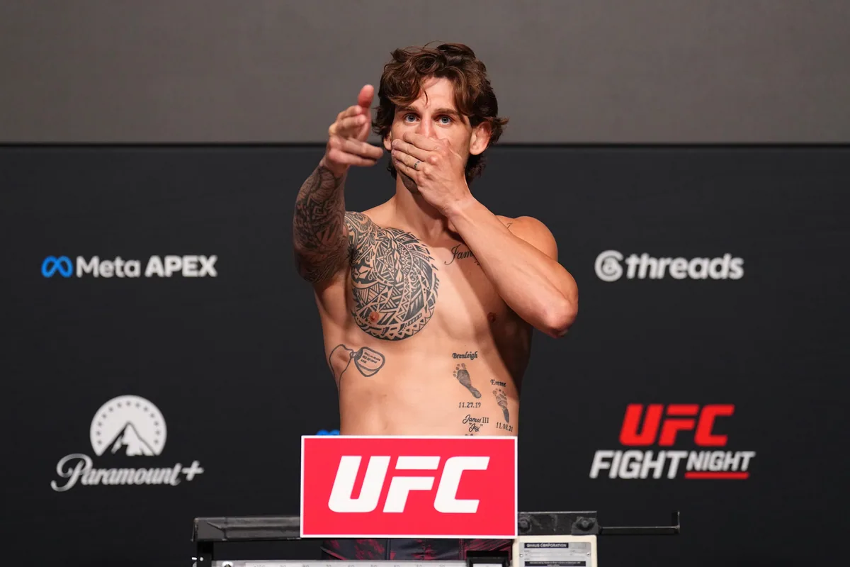 UFC Vegas 122 weigh-in shows Allen vs. Duncan